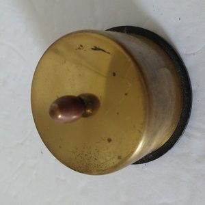 Vintage Brass Postage Stamp Holder.